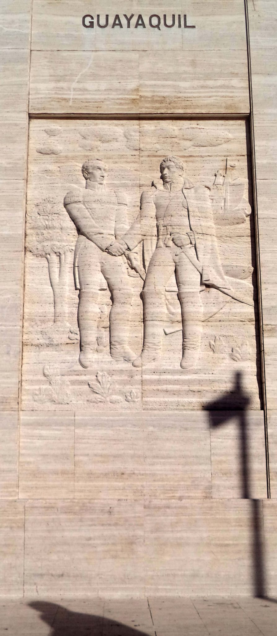 Relieves en el Monumento a Simón Bolívar